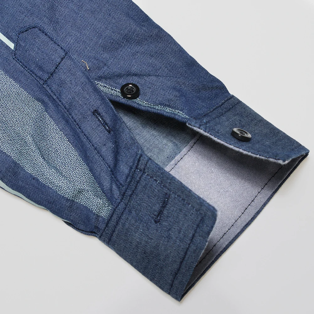 Fredd Marshall новинка 2017 полосатые Лоскутные рубашки с длинным рукавом повседневные