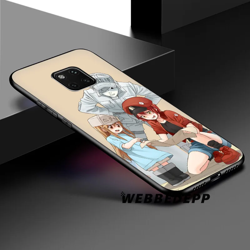 Мягкий силиконовый чехол WEBBEDEPP Cells At Work Anime для Huawei Honor Mate 20 10 8X 8C 8 6A 7A 7X 7C Lite Pro TPU |