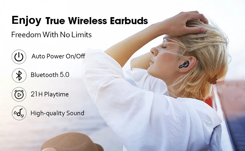 Стерео наушники беспроводные Bluetooth наушники сенсорные мини спортивные Игровые наушники с микрофоном для мобильного телефона уф стерилизация tws наушники