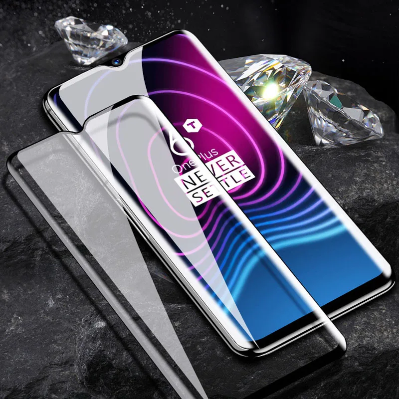 Защита для экрана oneplus 7 закаленное стекло полное покрытие OnePlus полностью клей