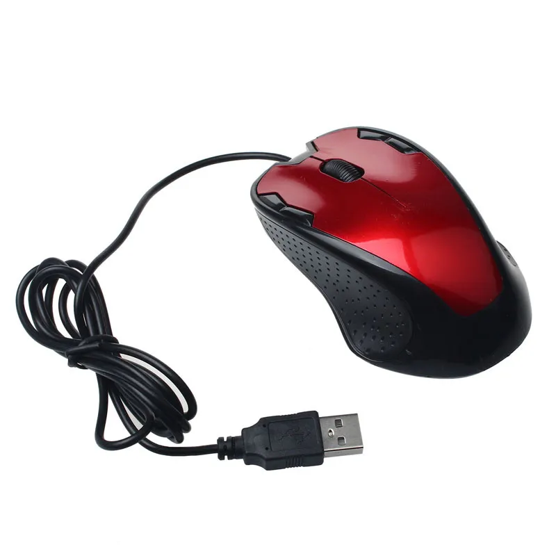 Роскошные USB проводные оптические Игровые мыши 1800 DPI компьютерная мышь для ПК