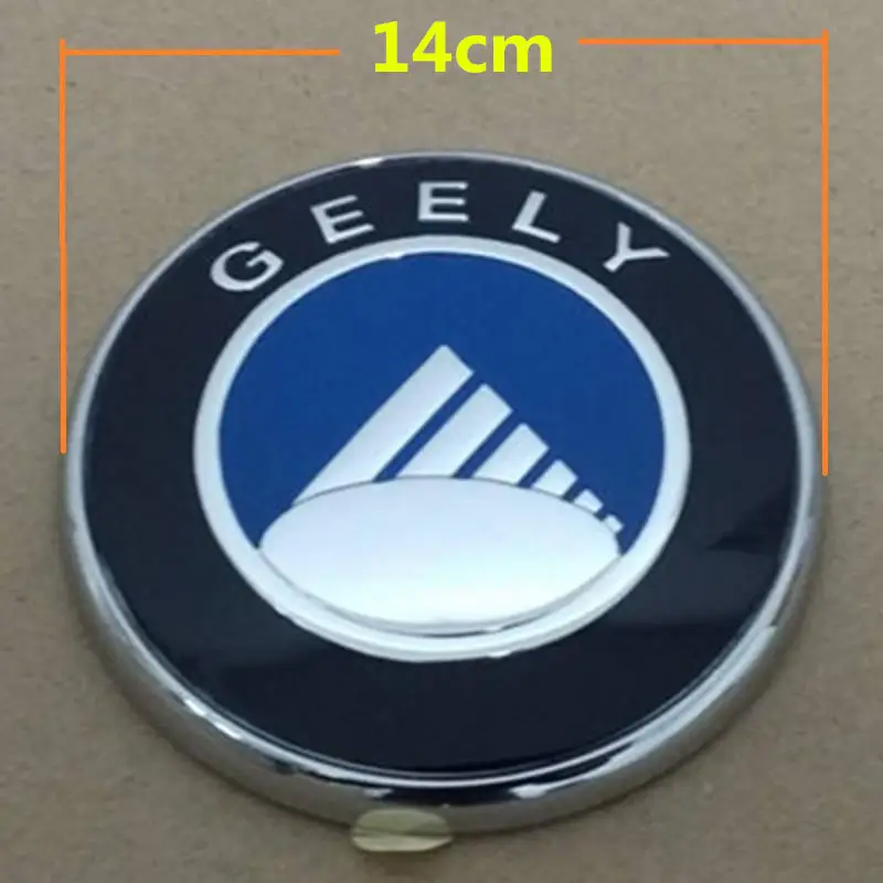 14cm Для Geely LC Cross, GC2-RV, GX2, Emgrand Xpandino, LC, Panda, Pandino, GC2, FC, Vision, автомобильная эмблема логотип - Название цвета: 14cm