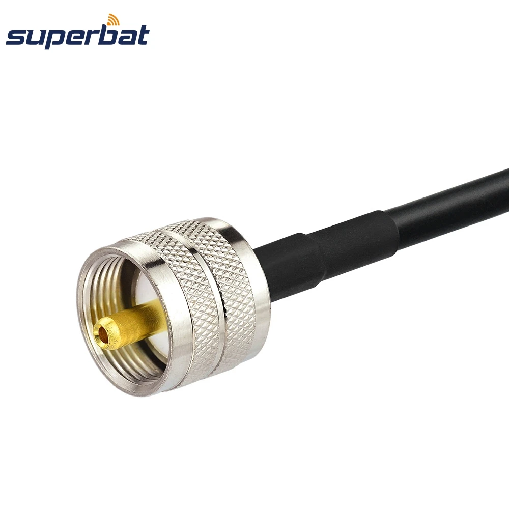 Кабель-удлинитель Superbat UHF PL259 SO239 штекер-SMA штекер Pigtail LMR195 для беспроводной