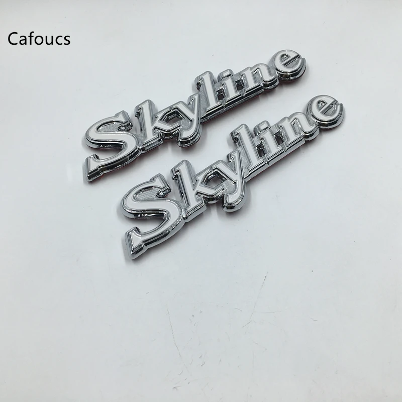 Cafoucs для Nissan Skyline GTR GT-R эмблемы подходят для C210 C110 240k Datsun значок намаплит 3d наклейки