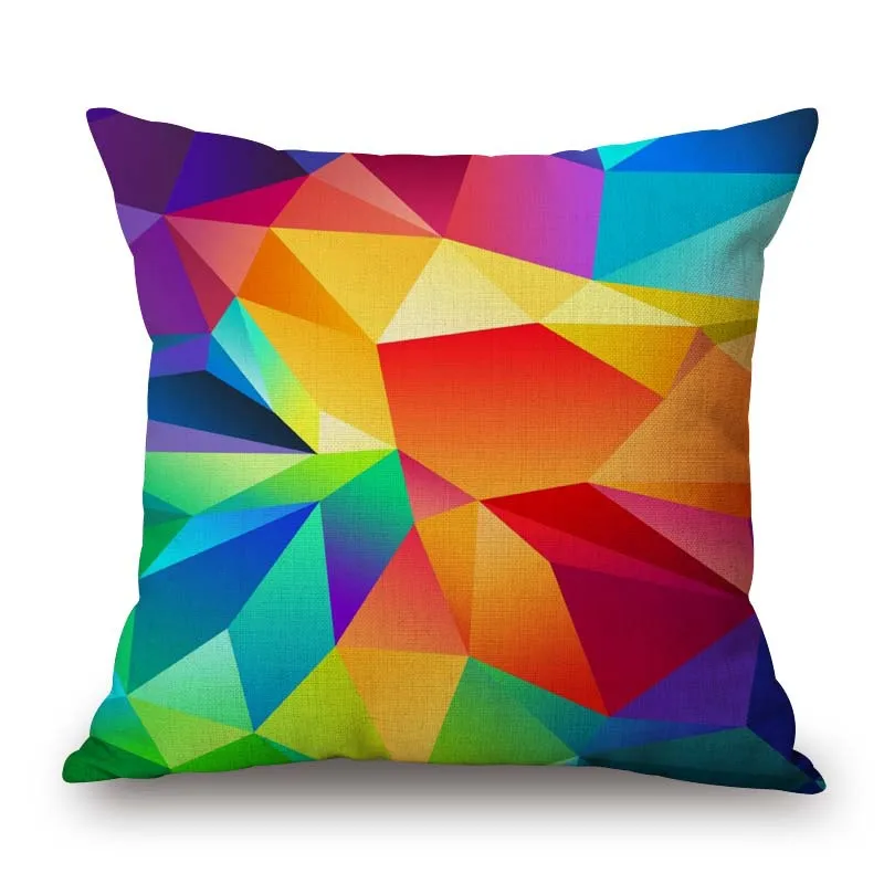 Zhuimenglong Square Linen Blend Geometric Decorative Chair Pillow Modern Cushion Garden Sitting Cojines Almofadas 45*45cm | Дом и сад