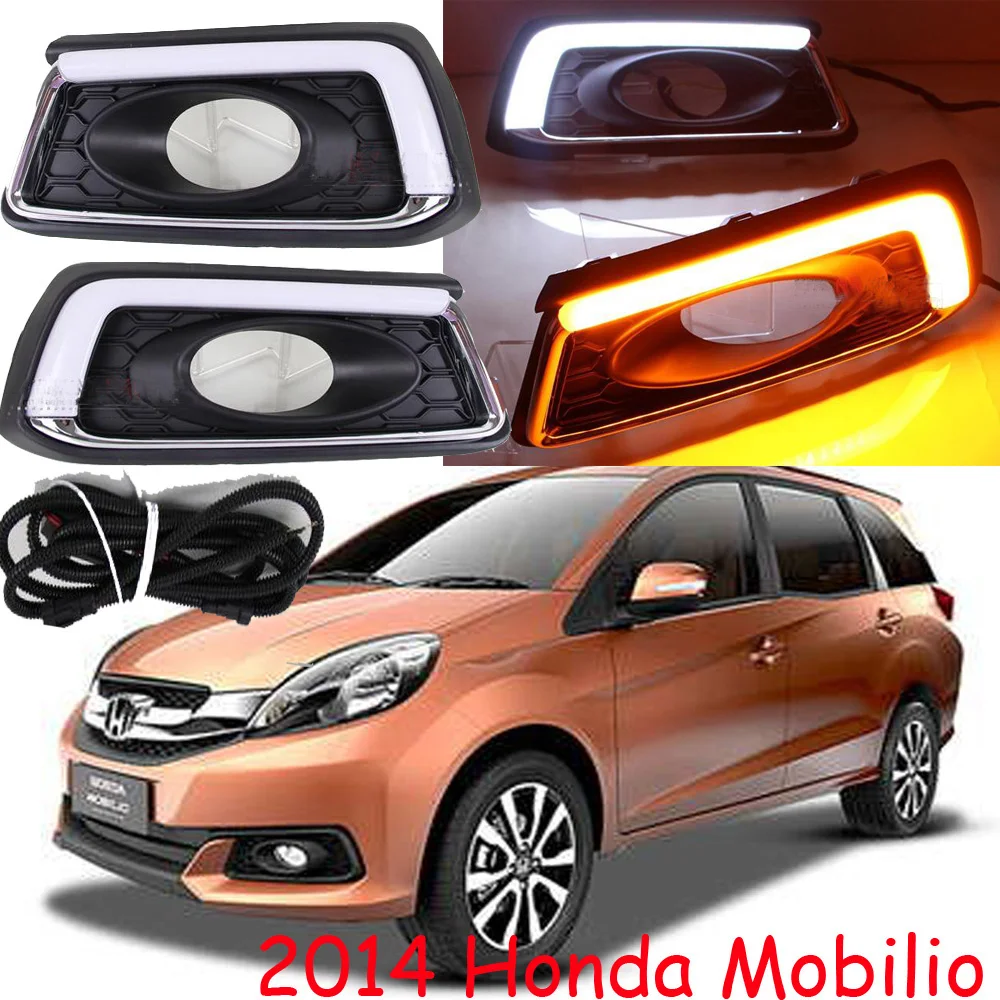 1 комплект противотуманных фар бампера для Mobilio светодиодный DRL 2014 2015 год