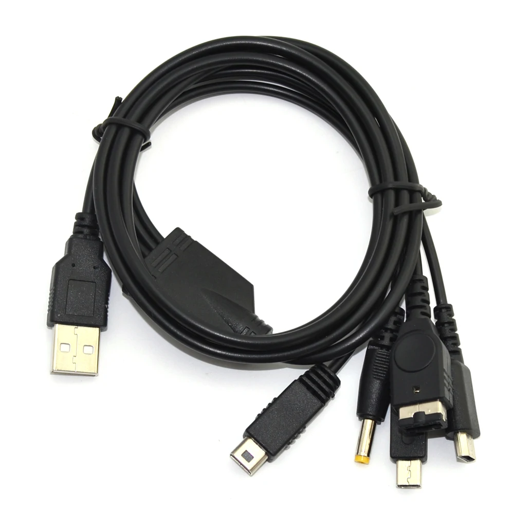 USB-зарядное устройство 5 в 1 для PSP/Wii U геймпад/GBA SP/NDSL/3DS | Электроника