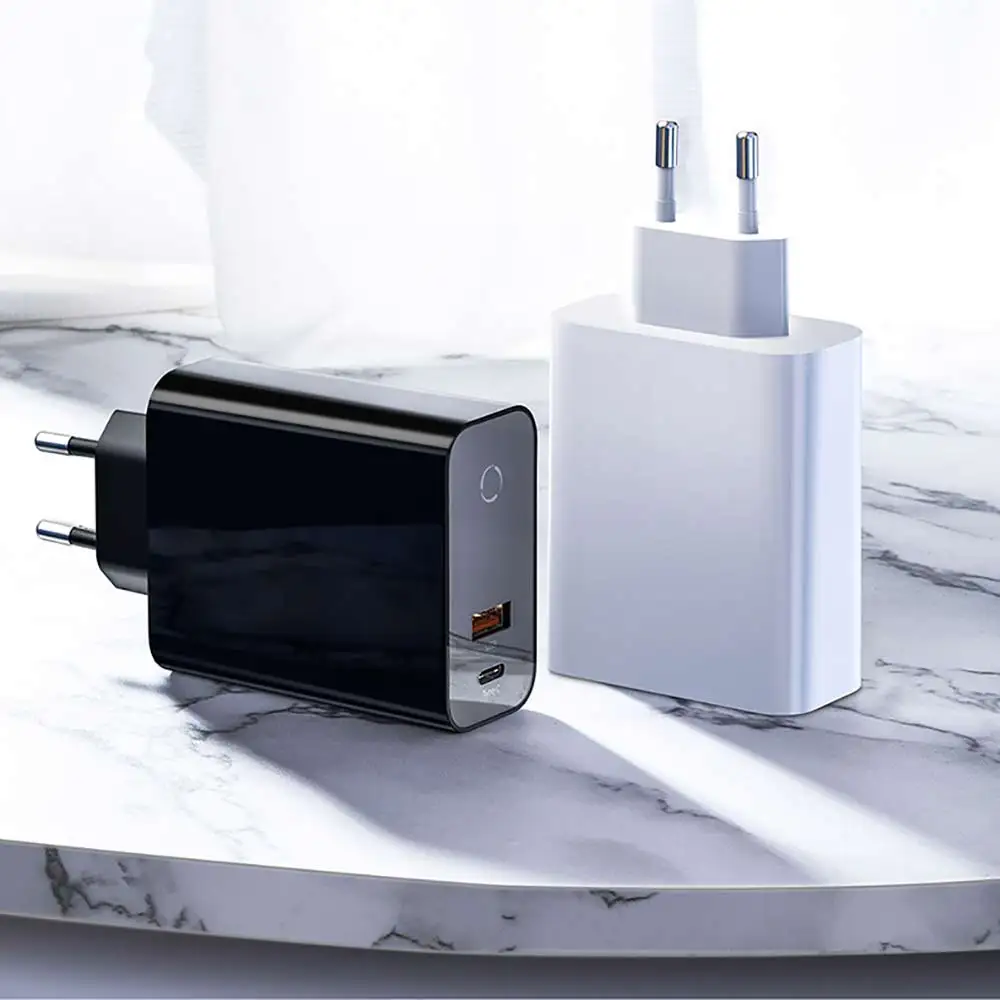 Мобильный телефон зарядное устройство Smart Power Off с цифровым дисплеем быстрая