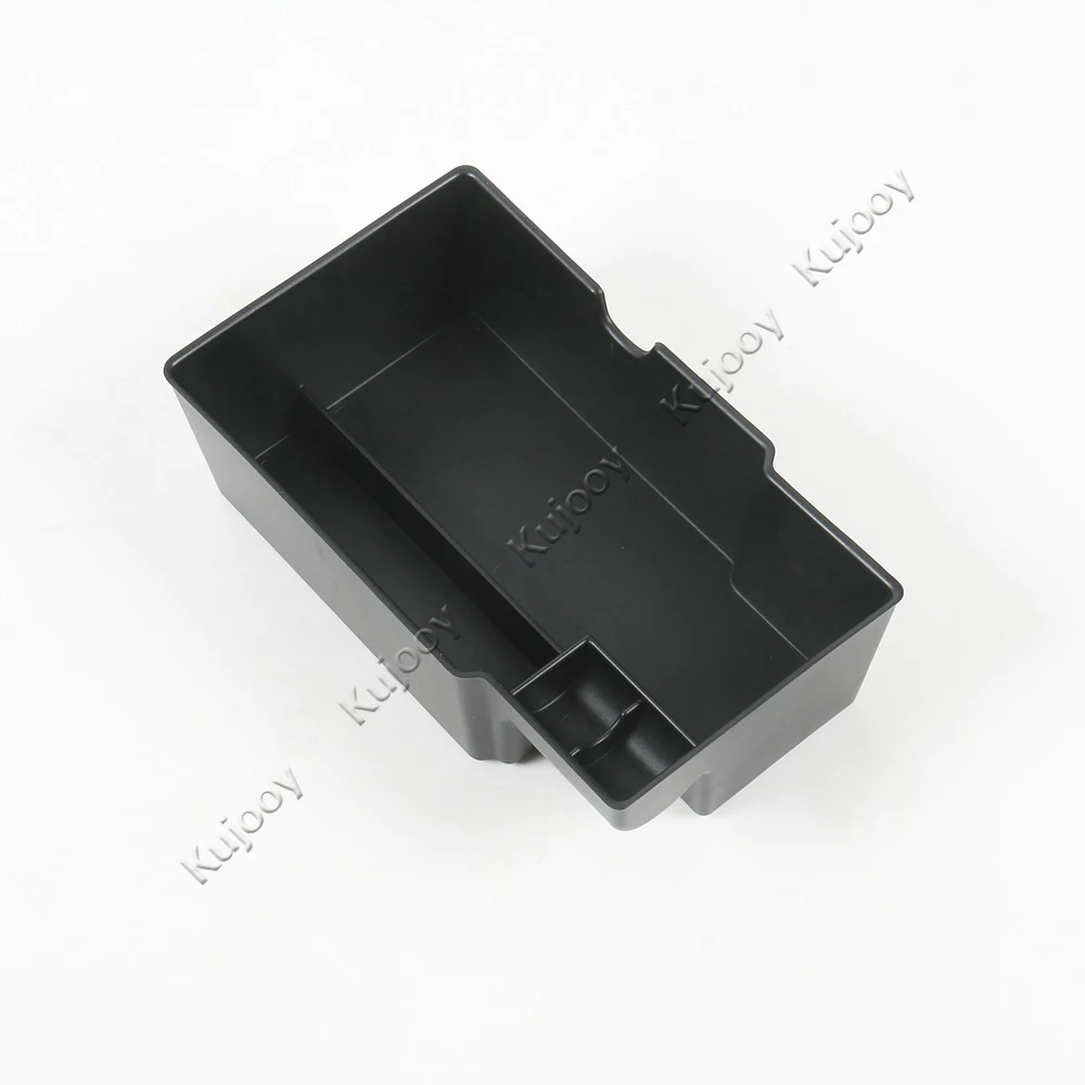 Черный ABS центральной консоли подлокотник коробка держатель Поддон Крышка