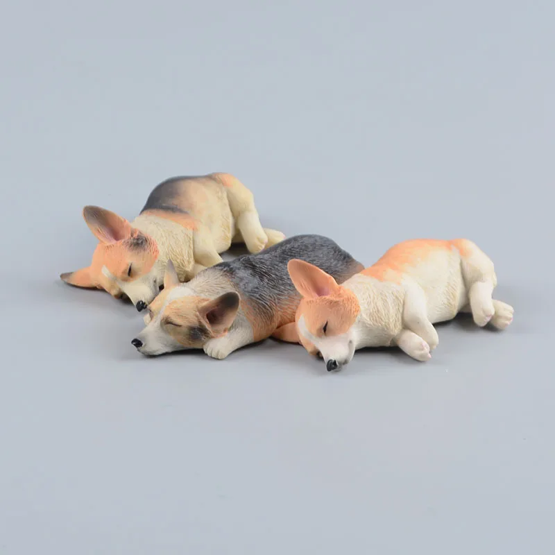Экшн-фигурка собаки Koteta Corgis игрушки ландшафтный декор куклы-животные подарки для