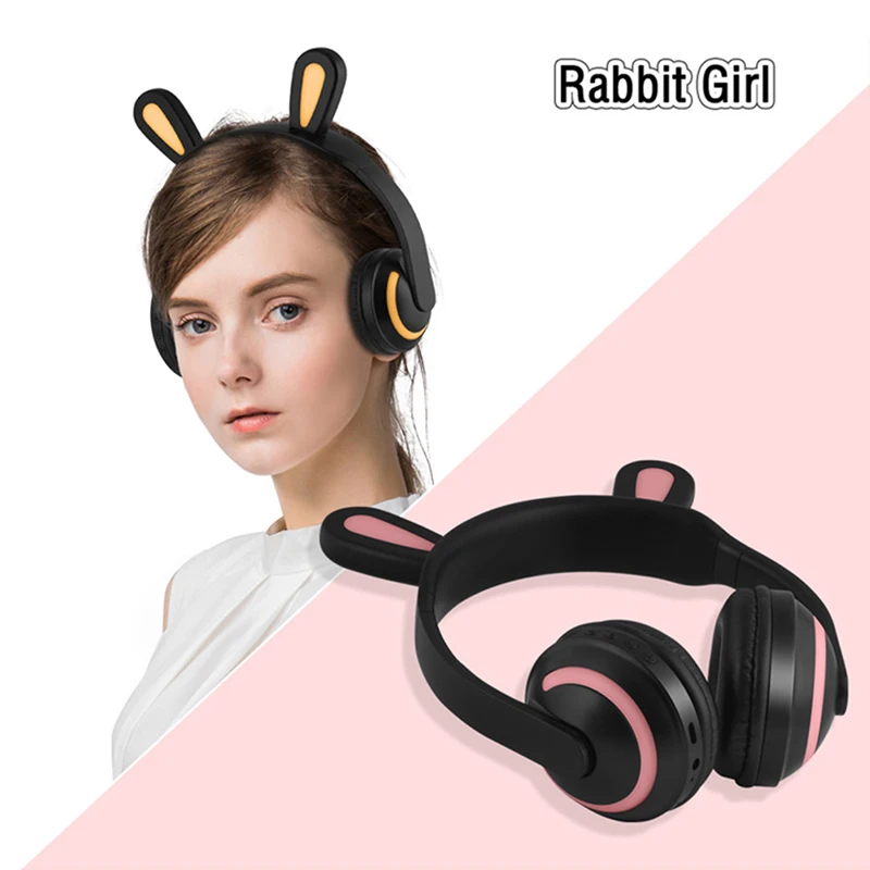 2019 Bluetooth Беспроводные наушники с кошачьими ушками в сложенном виде головная