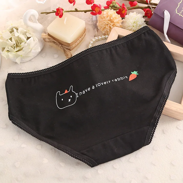 Лидер продаж хлопковые трусы Для женщин Нижнее Бельё для девочек Трусики трусики