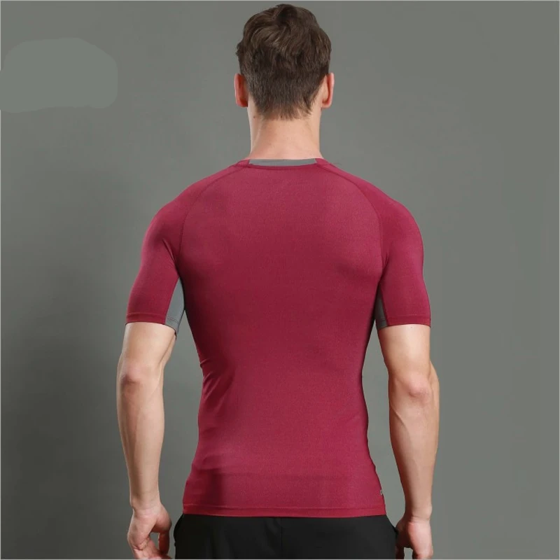 Мужская футболка для фитнеса Повседневная хлопковая лето 2017|men clothes|mens clothes brandsmens