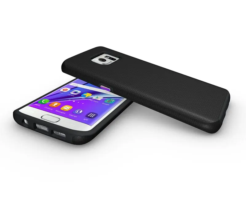 10 шт./партия. Противоскользящие Гибридный противоударный TPU + PC Защитная крышка