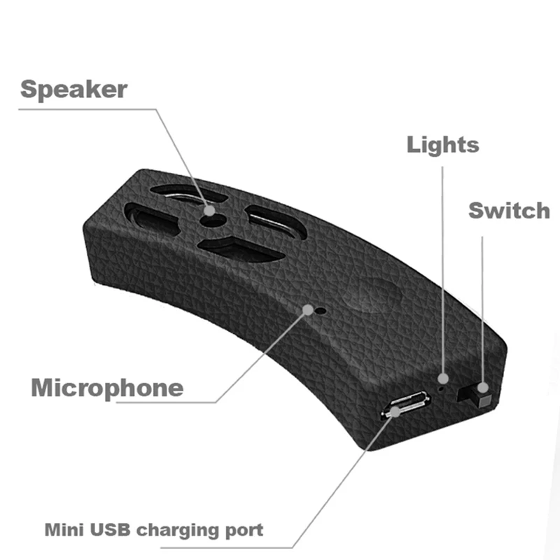 MiniPortable Bluetooth шлем с громкой связью водостойкий Бумбокс сабвуфер велосипед мотоцикл аудио стерео гарнитура динамик для iPhone