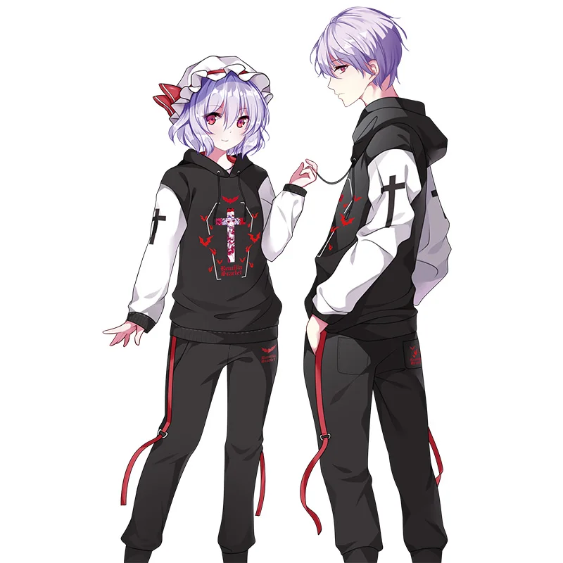 Костюм японского аниме TouHou Project Remilia Scarlet Coaplay толстовка с длинным рукавом и штаны