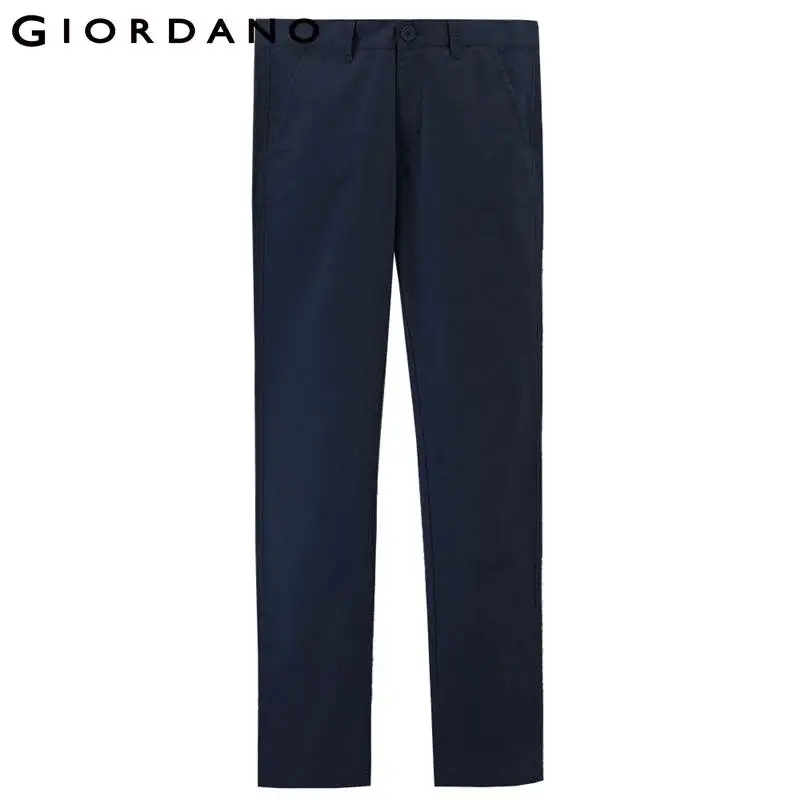Giordano стрейчевые брюки хаки зауженная версия slim fit,выполнены из хлопка и спандекса,и имеют три цветовых решения - Цвет: 66Blue
