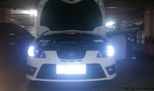 2x1156 P21W светодиодный Сменные лампы для Seat LEON Alhambra Leon Cupra дневных ходовых огней DRL |