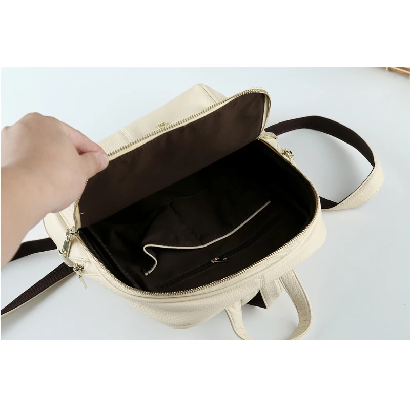 Дизайнерский женский однотонный рюкзак женские рюкзаки из полиуретана модные