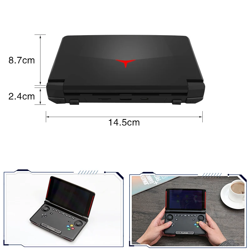 X18 ПК с Android портативная игровая консоль 5,5 дюймовый сенсорный экран MTK8163 четырехъядерный 2G ram 16G rom видео Портативный игровой плеер детский подарок