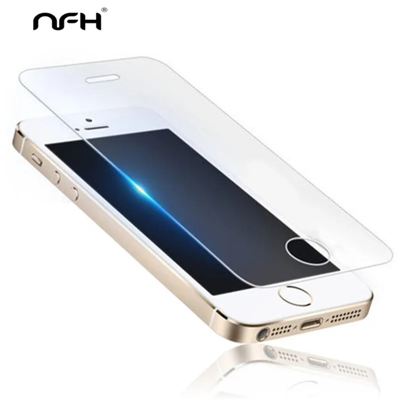 Tempered Glass for on iphone 7 8 Plus 5C Screen Protector 5s SE X XR XS Max 6 s 2.5D 0.3mm Film |
