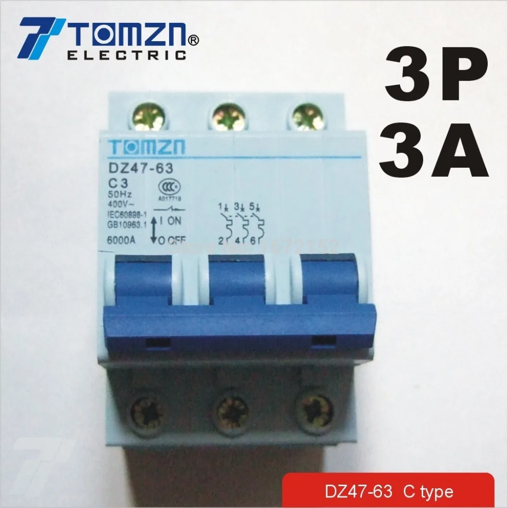 3P 3A 400V ~ 240 V/415 V 50 HZ/60 HZ Автоматический выключатель MCB C Тип|breaker machine|mcb typemcb mccb |