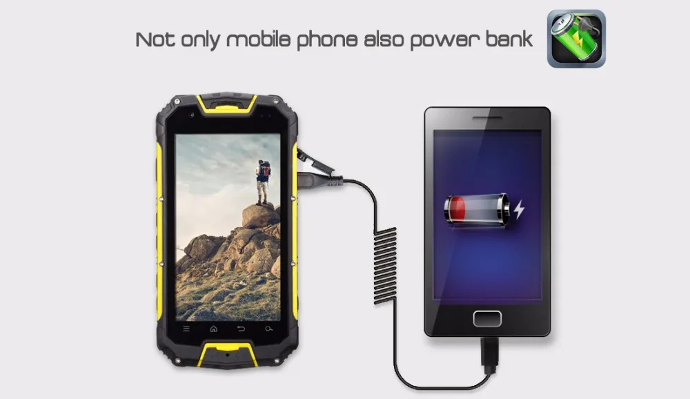 Оригинальный Snopow M5 4G LTE Walkie Talkie PTT смартфон MTK6735 2 ГБ 16 4 5 дюйма NFC OTG 13MP IP68