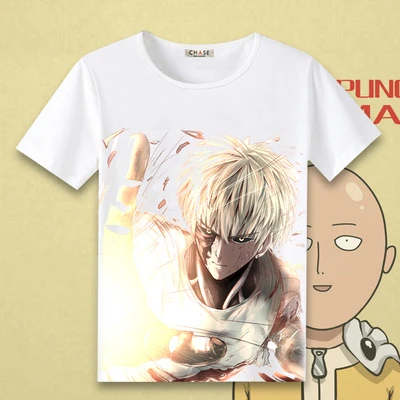 One Punch Man Футболка аниме одна футболка оппай ONE PUNCH-MAN/re-make Lover с рисунком героев из