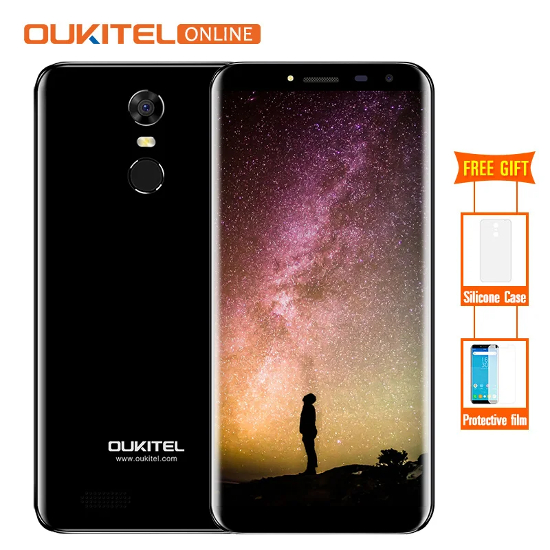 Oukitel C8 3g 5 дюймов 18:9 Дисплей 3000 мАч Android 7 0 MT6580A 4 ядра смартфон 2 Гб Оперативная