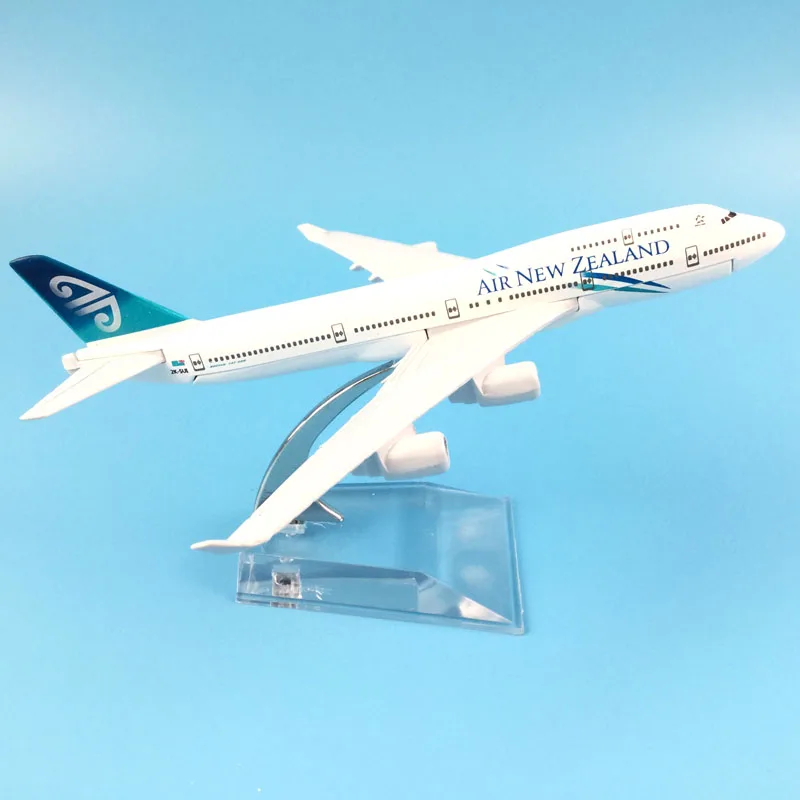 16 см AIR NEW ZEALAND 747 металлический сплав модель самолета Игрушечная подарок на день