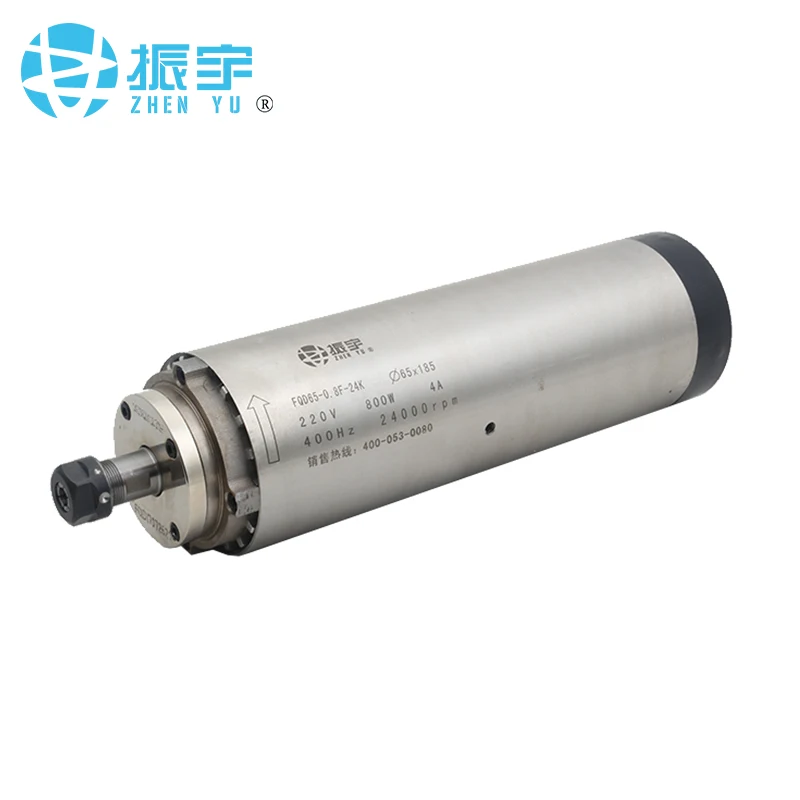 ZHENYU/FQD 800w ER11 Круглый с воздушным охлаждением cnc мотор шпинделя 4