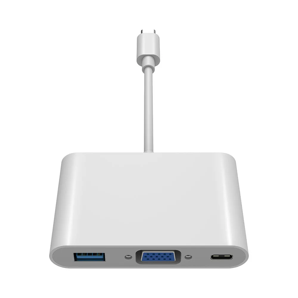 Новый USB 3 1 Type C VGA Женский адаптер кабель type к hdmi для нового Macbook 12 дюймов Chromebook Pixel