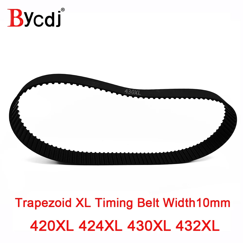 BycdjXL Ремень ГРМ 420XL/424XL/430XL/432XL резиновый шкив 10 мм ширина Закрытая петля