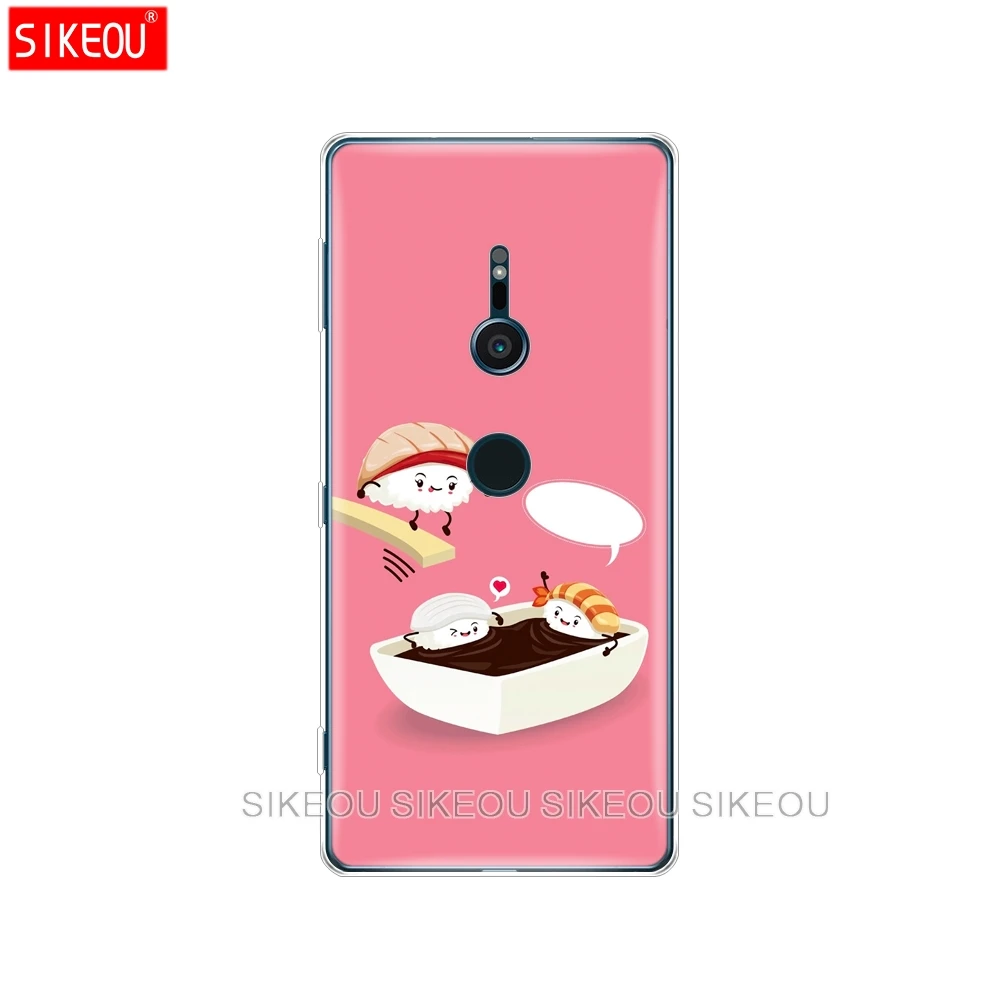 Силиконовый чехол для телефона sony xperia XA1 XA2 ULTRA PLUS L1 L2 XZ1 XZ2 compact XZ премиум японский