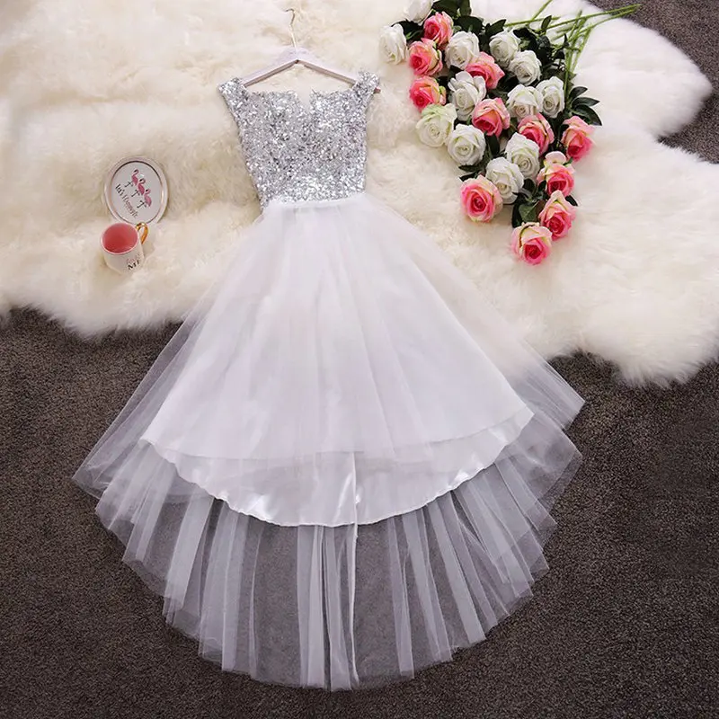 HISUMA 2019 летние новые женские slash шеи блестками без рукавов талии bling нерегулярные