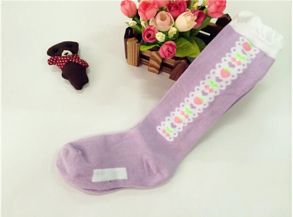 Высокое качество 5 пар милые хлопковые детские носки принцессы для девочек