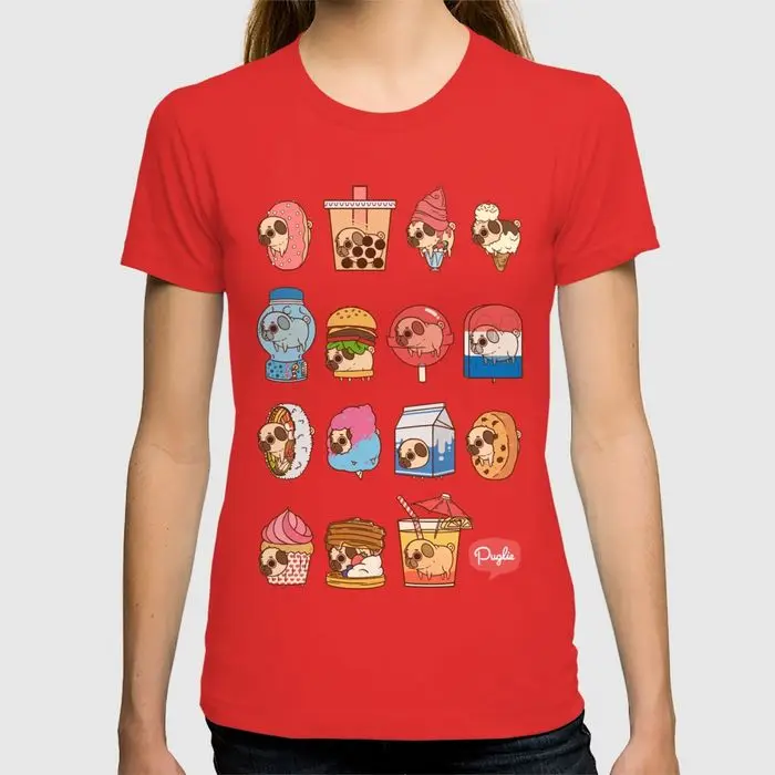 Марка одежды Время ограниченной женская футболка Puglie Сбор Продовольствия 3