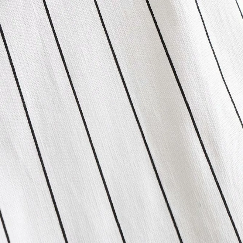 

YSGJ new 2018 autumn fashion black and white striped suit women linen thin ladies suits ankle-length pant suits tailleur femme