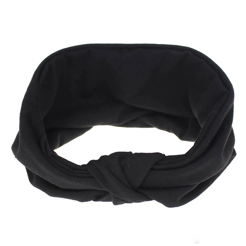 

Women Knotted Cross Stretch Wide Headband Sports Yoga Headwrap Hairband Turban Head Band Ladies Hair Accessories