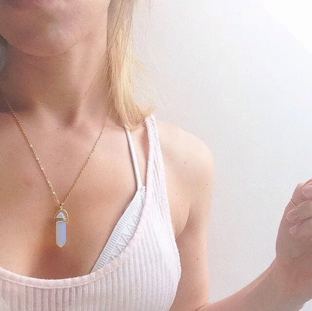 Хрустальная цепочка 16 дюймов. Ожерелье с кристаллами | Украшения и аксессуары