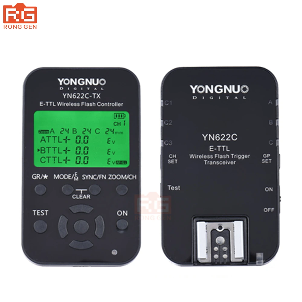 Комплект Yongnuo YN 622C беспроводной контроллер вспышки ETTL HSS 1/8000S + приемопередатчик