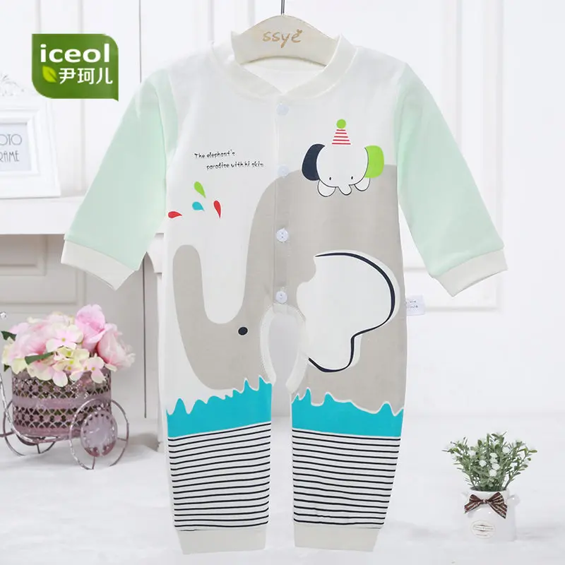 2017 Детские Комбинезоны для малышек Рубашка с короткими рукавами Мягкий хлопок