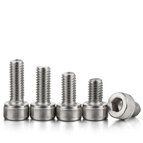 10 шт. головка цилиндра М6 Внутренняя шестигранная винтовая накатная стакана