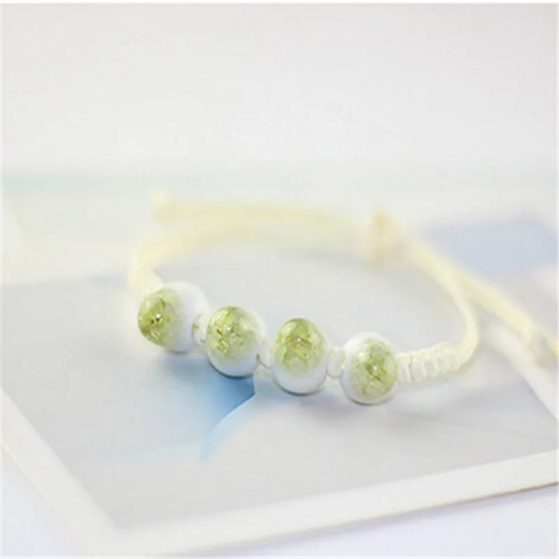 2017 Модный китайский фарфоровый браслет из натуральных бусин на удачу с