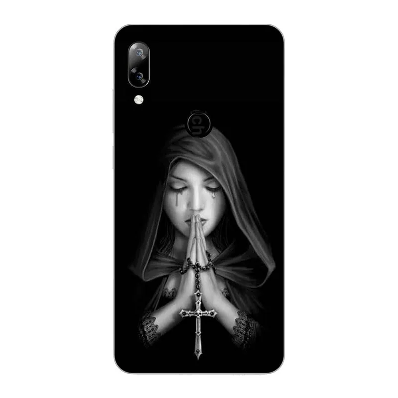 A295 Модный мягкий чехол для телефона s Для Doogee N10/Y7 5,8", Чехол с рисунком Розы и Волка, силиконовый чехол для задней панели телефона, Fundas Para - Цвет: A295