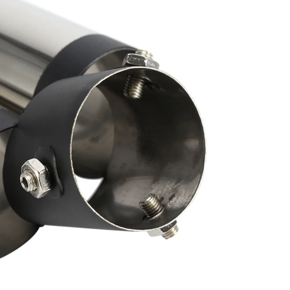 Универсальная автомобильная круглая горловина изогнутая выхлопная труба из