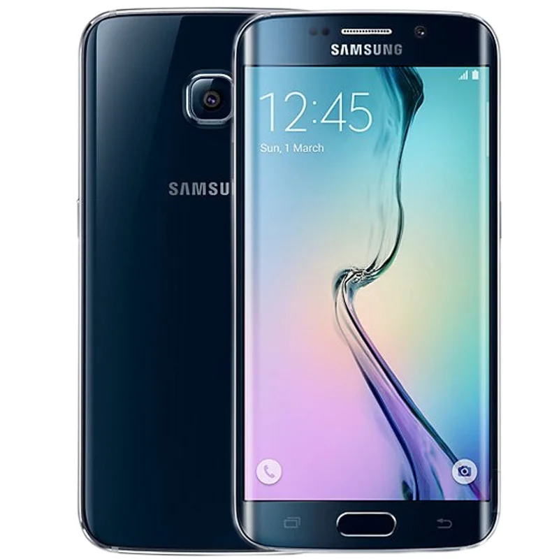Оригинальный сотовый телефон Samsung Galaxy S6 Edge G925F 5 1 дюймов изогнутый экран