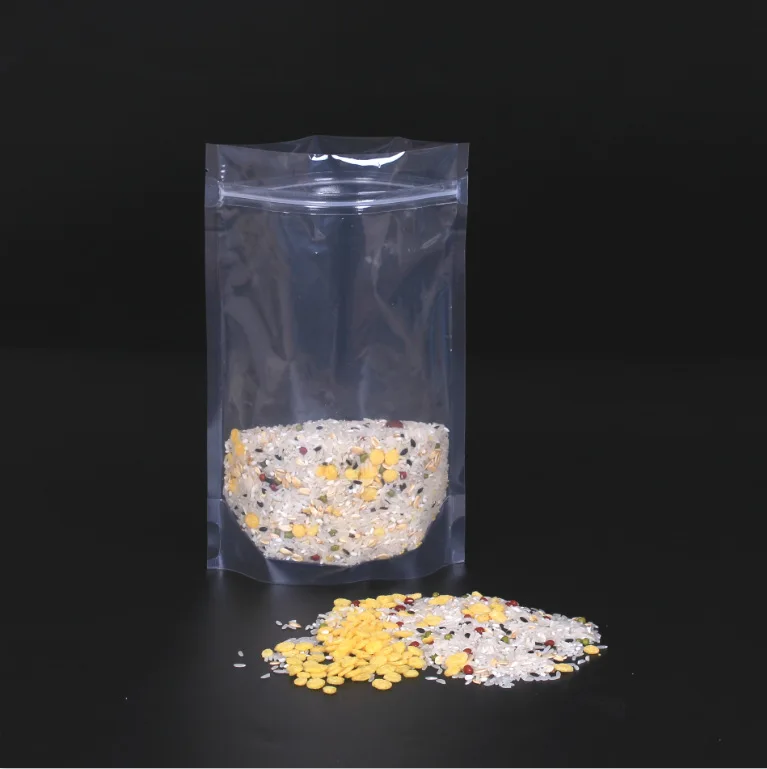 

100 pcs/lot Free Shipping Zip lock Bags Plastic Packaging Bags Stand Up Zip Lock Bag Clear Self Seal Zipper Plastic Pouches Bag