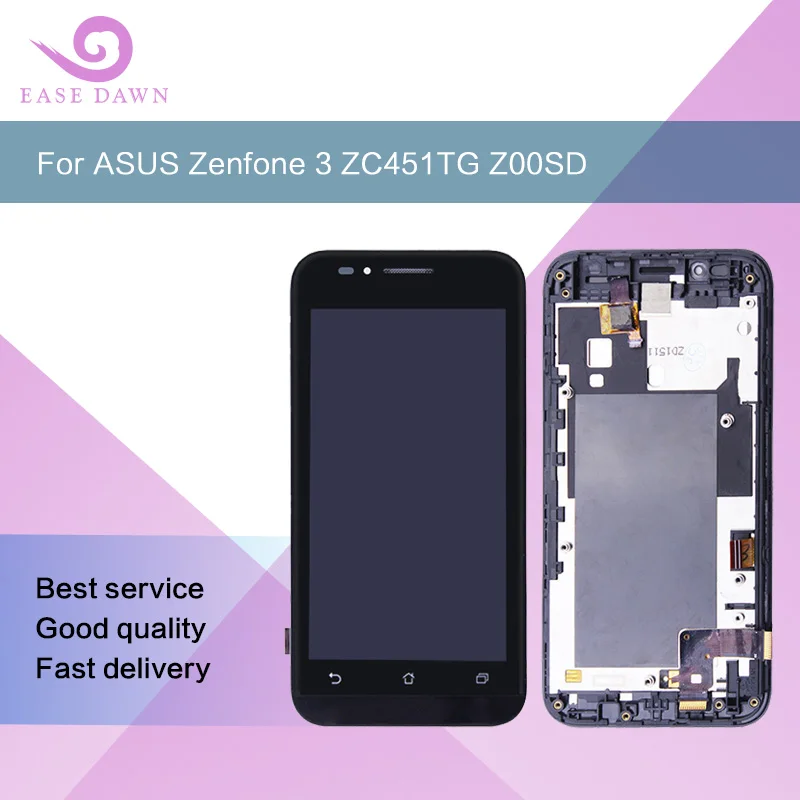 ЖК дисплей для ASUS Zenfone 3 ZC451TG Z00SD IPS экран + дигитайзер сенсорной панели в сборе