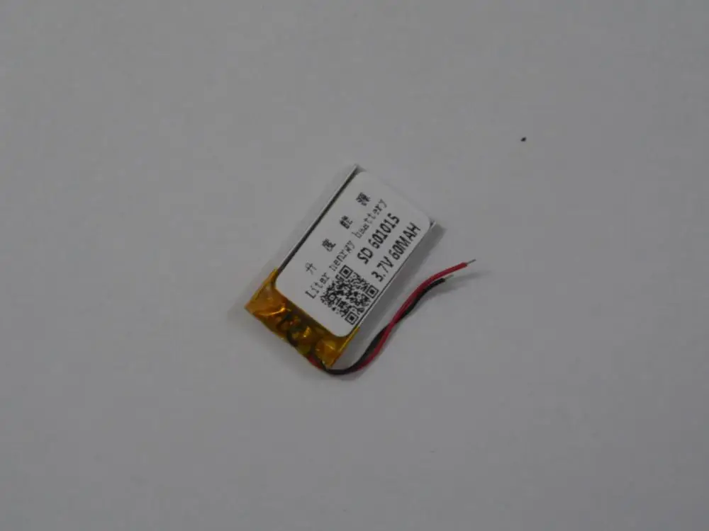 Заводская литиевая аккумуляторная батарея 601015 60 мАч 3 7 в Bluetooth гарнитура